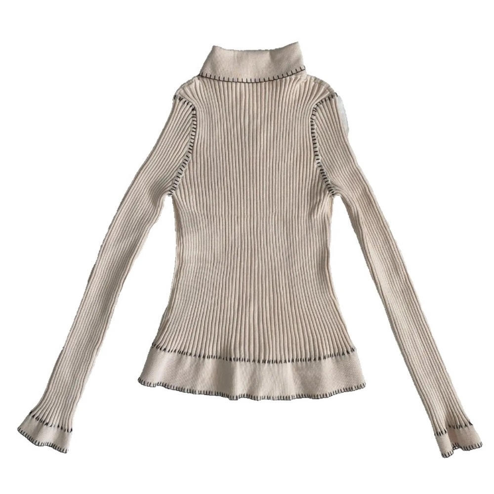 KHAITE $1120 THE TEAGAN RIBBED KNIT CARDIGAN SWEATER M EXCELLENT UNWORN - Picture 7 of 13